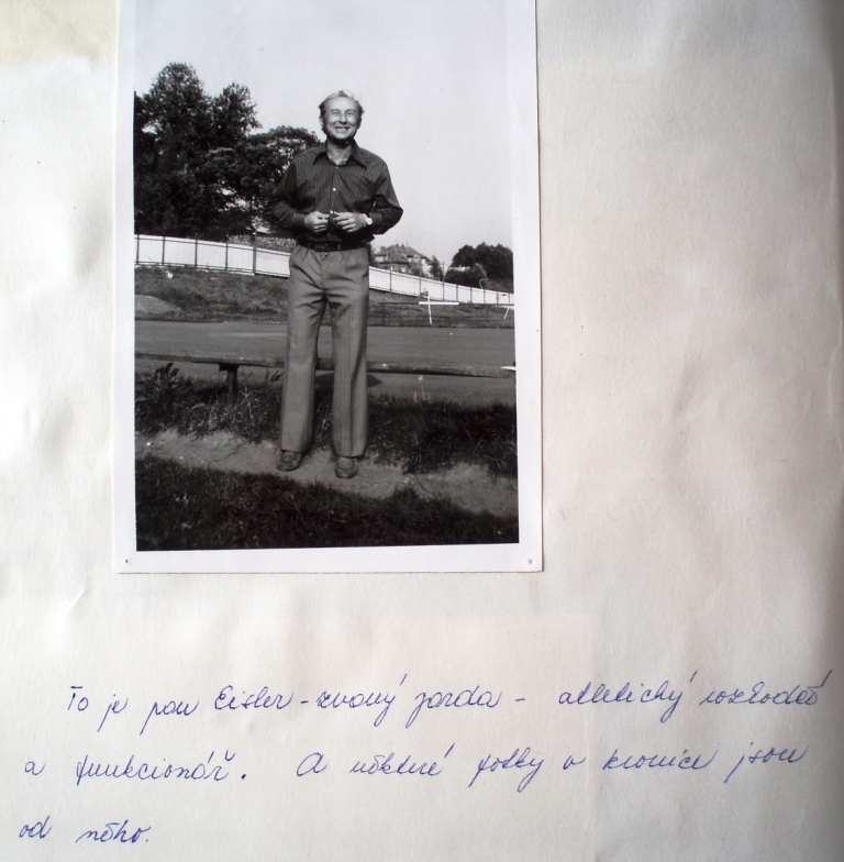 35. Jaroslav Eisler, rozhodčí a funkcionář atletického oddílu