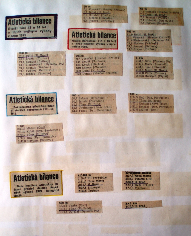 43. Nejlepší východočeské výkony  za rok 1979