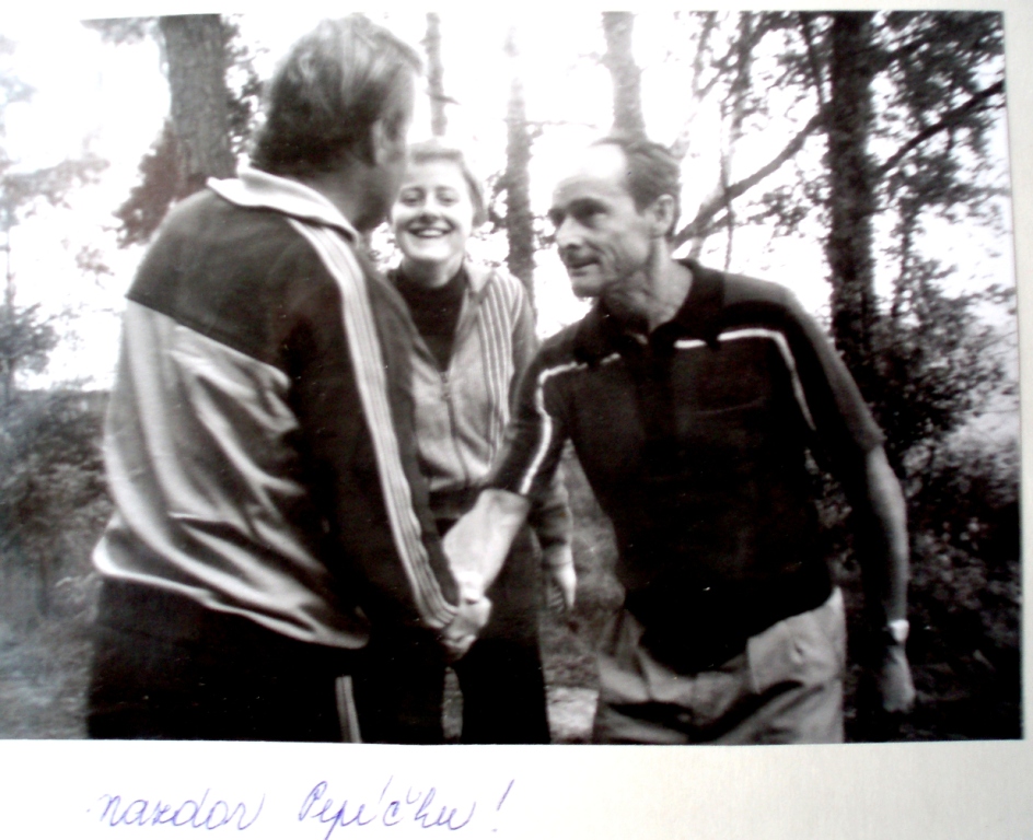 J. Tůma, H. Žáková, L. Žák, rok 1980